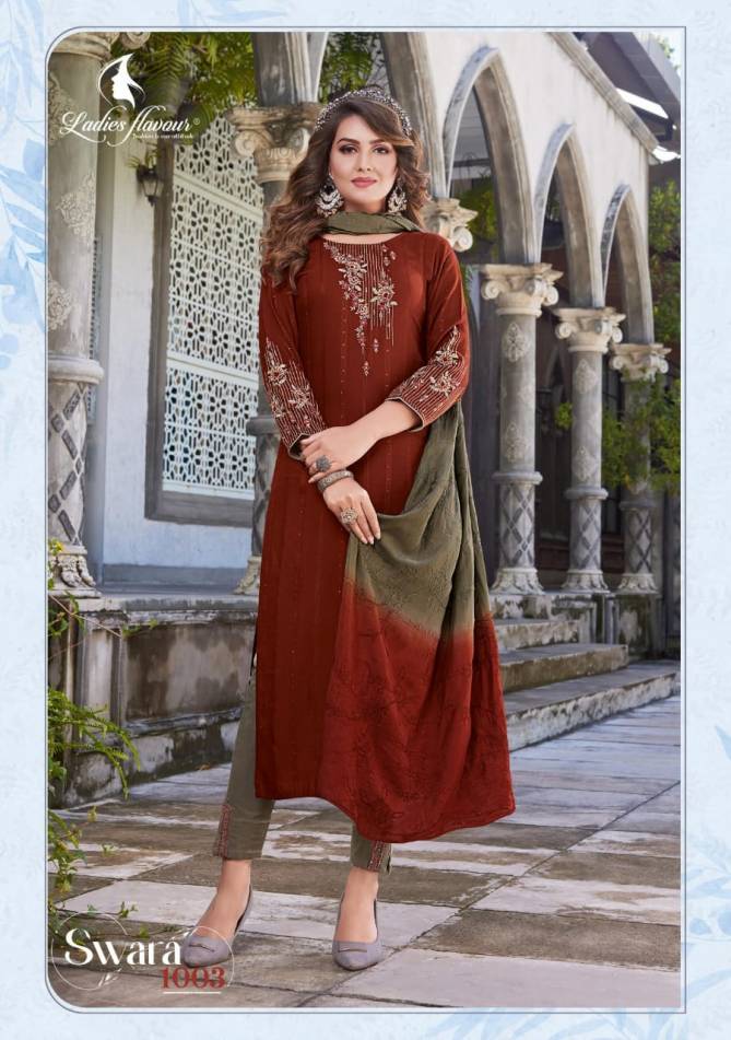 Swara Ladies Flavour Viscose Regular Wear Wholesale Readymade Salwar Suit Catalog